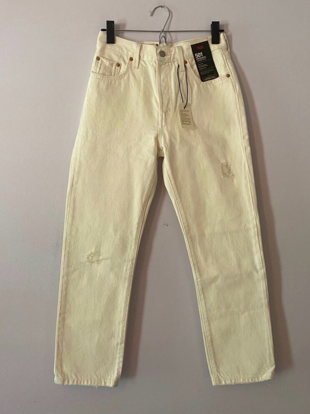 Levi’s Women’s 501 Original Cropped High-Rise Jeans – Size 25 x 26